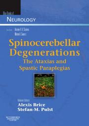 Spinocerebellar degenerations by Alexis Brice, Stefan-M. Pulst