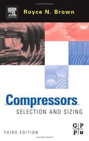 Cover of: Compressors: selection and sizing