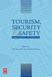 Cover of: Tourism, Security and Safety by 