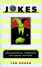 Cover of: Jokes: philosophical thoughts on joking matters