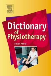 Dictionary of physiotherapy by Stuart B. Porter