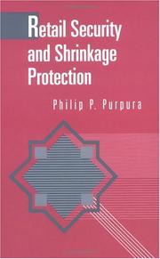 Cover of: Retail security and shrinkage protection