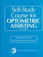Cover of: Self-study course for optometric assisting by developed by the AOA Paraoptometric Section ; edited by Mary Jameson.