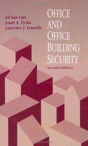 Cover of: Office and office building security by Ed San Luis