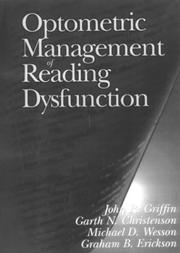 Cover of: Optometric management of reading dysfunction