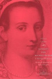 Cover of: Sonnets for Michelangelo by Vittoria Colonna