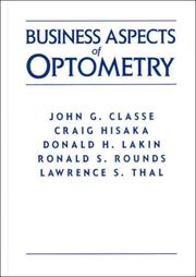 Cover of: Business aspects of optometry