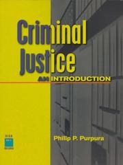 Cover of: Criminal justice: an introduction