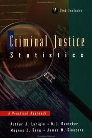 Cover of: Criminal justice statistics by Arthur J. Lurigio ... [et al.].