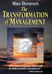 Cover of: The transformation of management by Mike Davidson