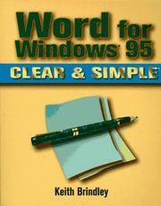 Cover of: Word for Windows 95 clear & simple