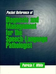 Cover of: Pocket reference of diagnosis and management for the speech-language pathologist