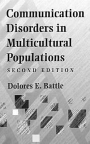 Cover of: Communication disorders in multicultural populations