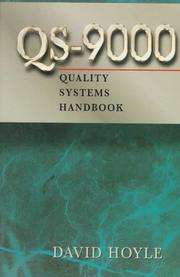 Cover of: QS-9000 quality systems handbook by David Hoyle