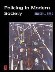 Cover of: Policing in modern society