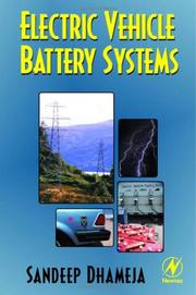 Cover of: Electric vehicle battery systems