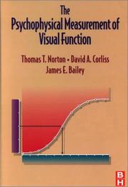 Cover of: The Psychophysical Measurement of Visual Function