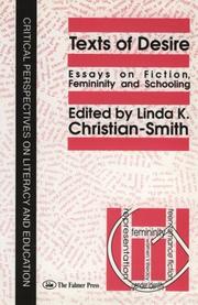 Cover of: Texts of desire by edited by Linda K. Christian-Smith.