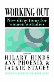 Cover of: Working out by edited by Hilary Hinds, Ann Phoenix, and Jackie Stacey.