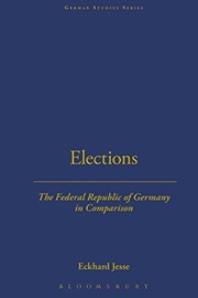 Cover of: Elections: the Federal Republic of Germany in comparison