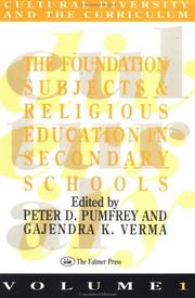 Cover of: The Foundation subjects and religious education in secondary schools