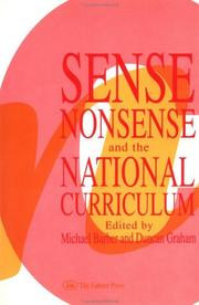 Cover of: Sense, nonsense, and the national curriculum