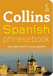 Cover of: Spanish Phrasebook (Collins GEM)