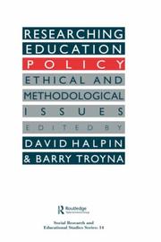 Researching education policy cover