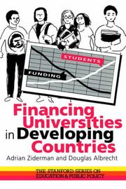 Cover of: Financing universities in developing countries