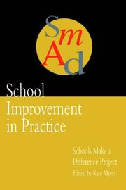 Cover of: School improvement in practice: Schools Make a Difference Project