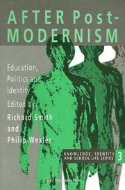 Cover of: After postmodernism: education, politics, and identity