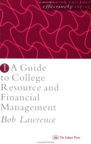 Cover of: A guide to college resource and financial management