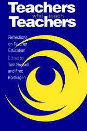 Cover of: Teachers who teach teachers | 