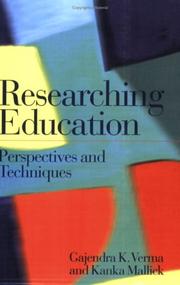 Cover of: Researching education: perspectives and techniques
