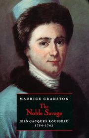 Cover of: The Noble Savage by Maurice Cranston