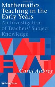 Cover of: Mathematics teaching in the early years: an investigation of teachers' subject knowledge