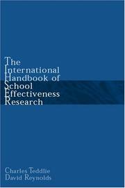 Cover of: The international handbook of school effectiveness research