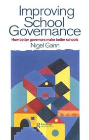 Cover of: Improving school governance: how better governors make better schools