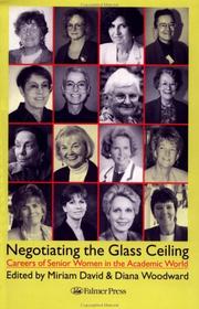Cover of: Negotiating the Glass Ceiling by Miriam David