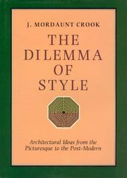 Cover of: The dilemma of style