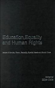 Cover of: Education, Equality and Human Rights: A Handbook for Students