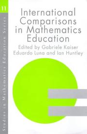 Cover of: International comparisons in mathematics education
