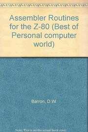 Cover of: Assembler routines for the Z-80