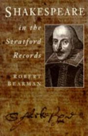 Cover of: Shakespeare in the Stratford records