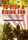 Cover of: To stop a rising sun