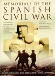 Cover of: Memorials of the Spanish Civil War by Colin Williams