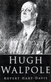 Hugh Walpole by Rupert Hart-Davis