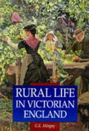 Cover of: Rural life in Victorian England by Mingay, G. E.