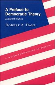 Cover of: A Preface to Democratic Theory, Expanded Edition | Robert A. Dahl