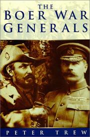 Cover of: The Boer War generals by Peter Trew